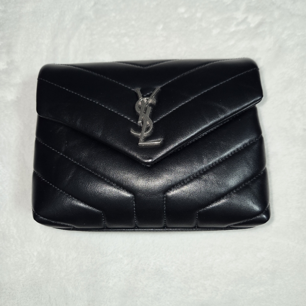 Ysl toy loulou black with silver hardware